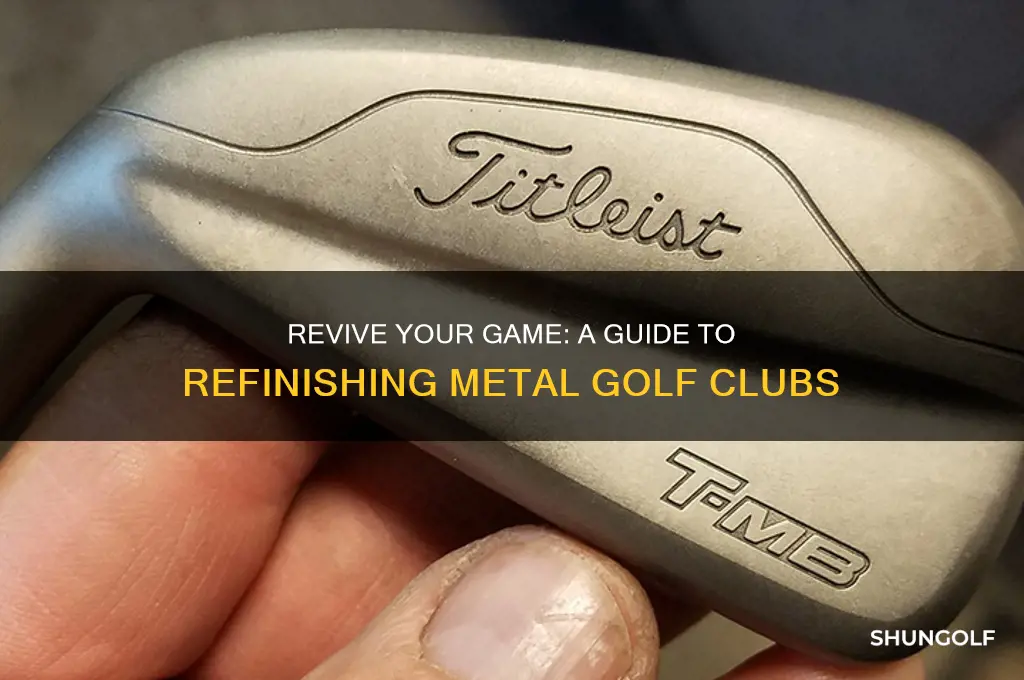 how to refinish metal golf clubs