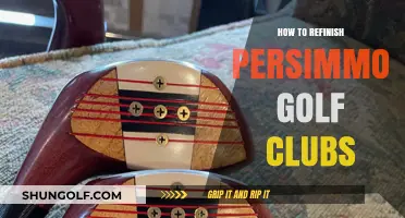 Revive Your Game: Refinishing Persimmon Golf Clubs Step-by-Step Guide