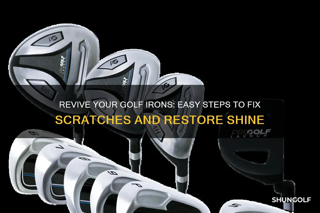 how to refurbish a scratched golf iron