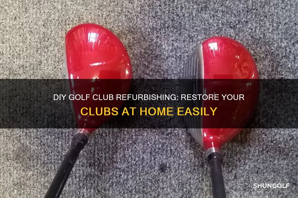 how to refurbish golf clubs at home
