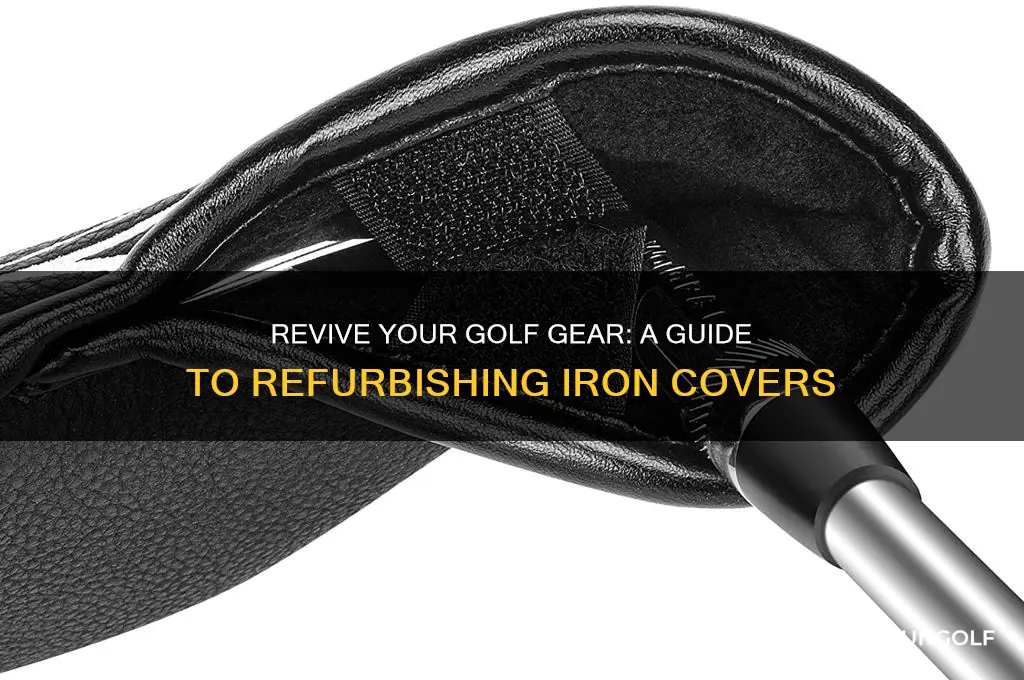 how to refurbish golf iron covers