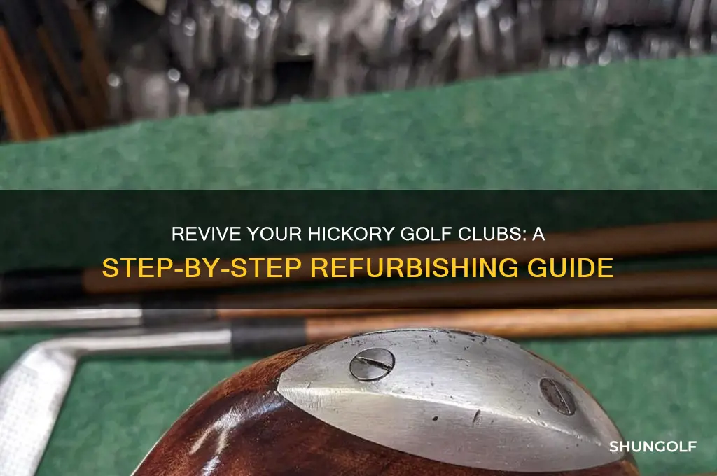 how to refurbish hickory golf clubs