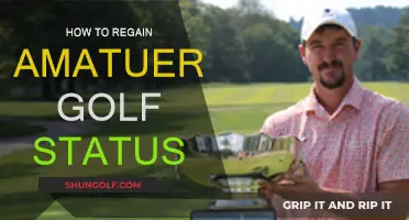 Regaining Amateur Golf Status: What You Need to Know