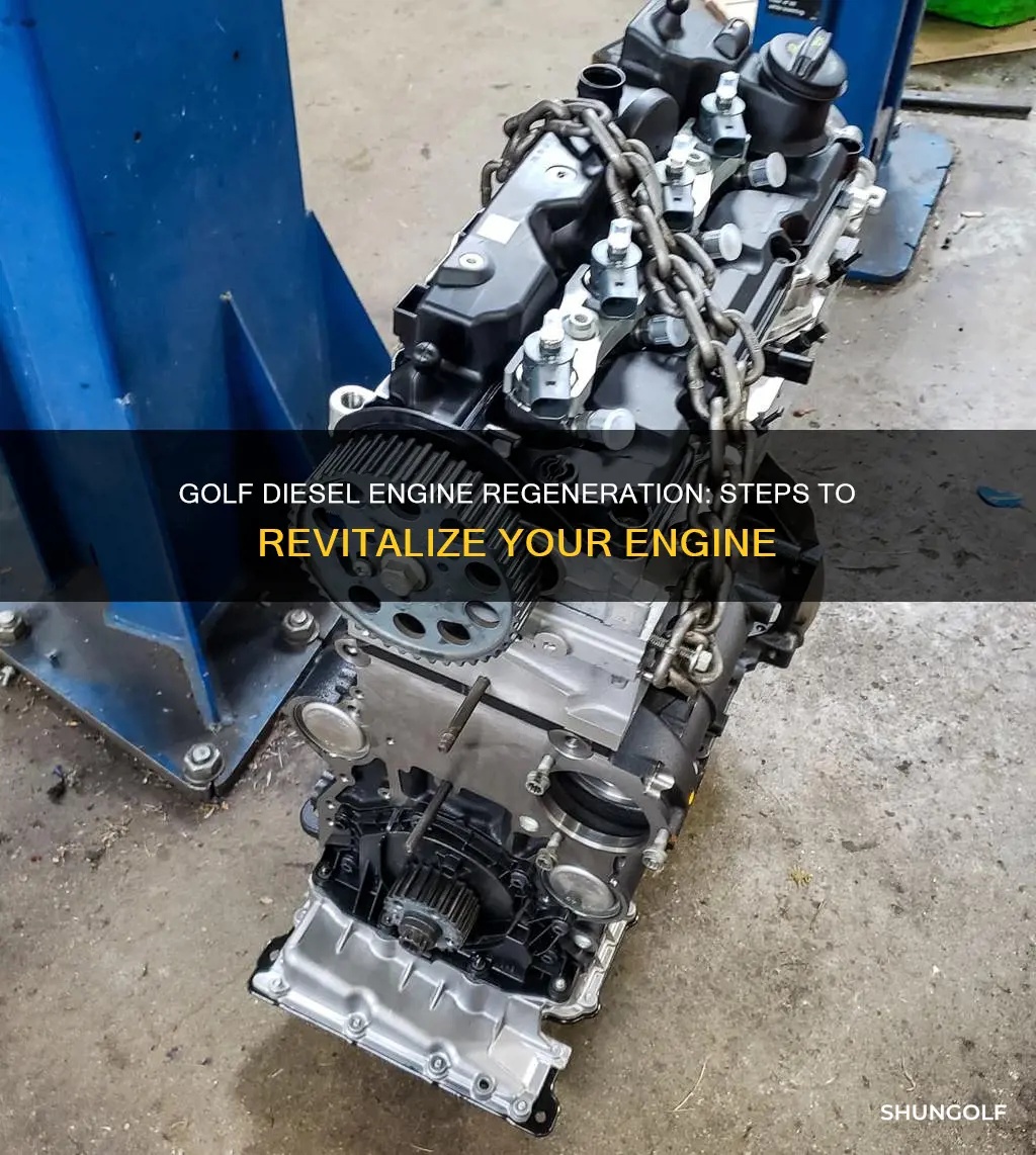 how to regen diesel engine golf