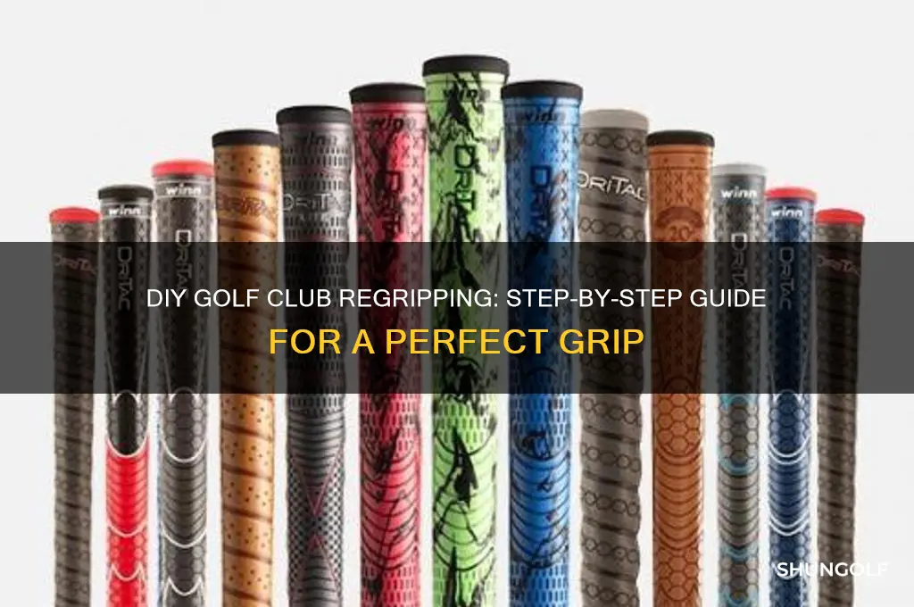 how to regrip a golf club diy