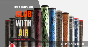 Mastering the Art of Regripping Golf Clubs Using Air Technology
