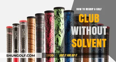 Easy DIY Golf Club Regripping: Solvent-Free Method Explained