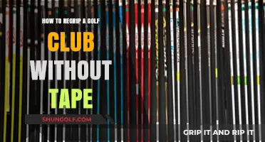 Master Golf Club Regripping: Tape-Free Techniques for a Perfect Grip