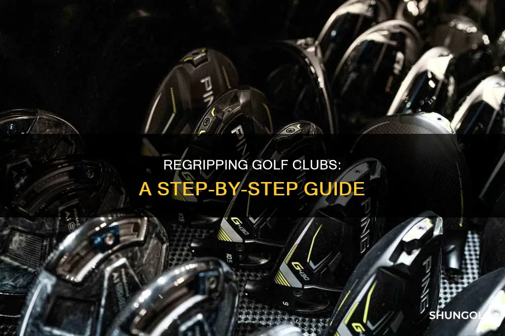 how to regrip a golf