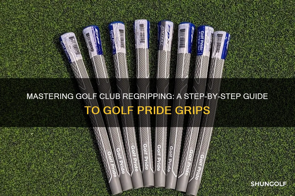 how to regrip golf club golf pride grip