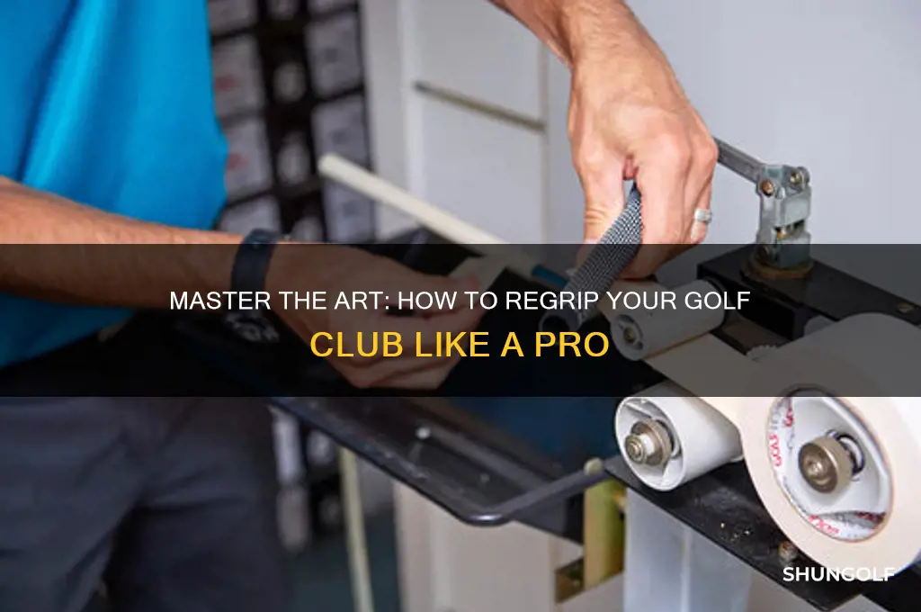 how to regrip golf club