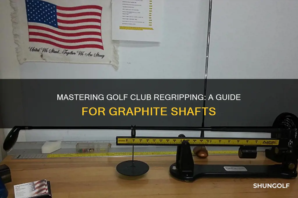 how to regrip golf clubs with graphite shafts