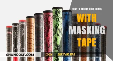 DIY Golf Club Regripping: Masking Tape Method Made Easy
