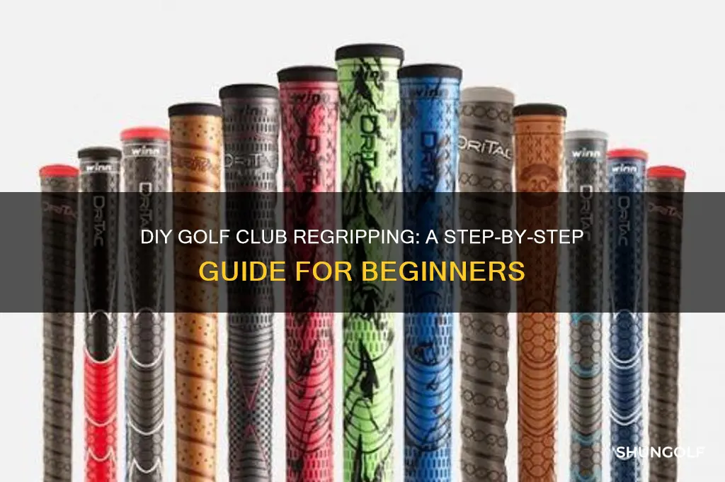 how to regrip golf clubs yourself