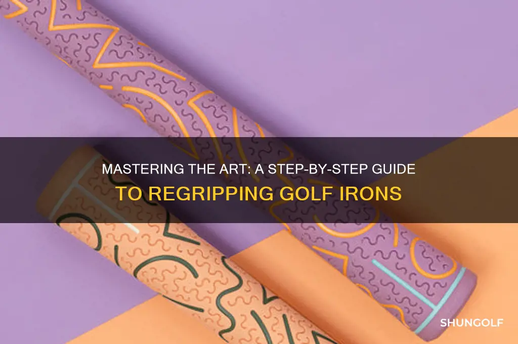 how to regrip golf irons