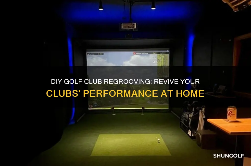 how to regroove golf clubs diy
