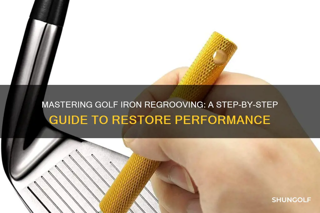 how to regroove golf irons