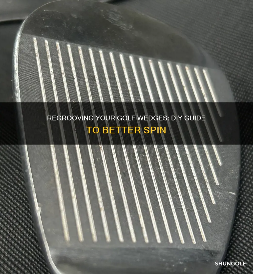 how to regroove golf wedges