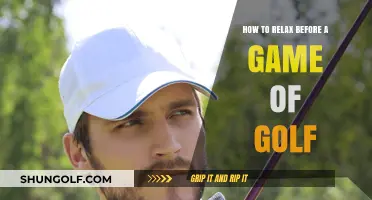 Master Your Pre-Golf Calm: Relaxation Tips for Peak Performance