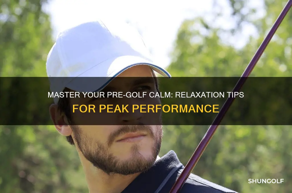 how to relax before a game of golf