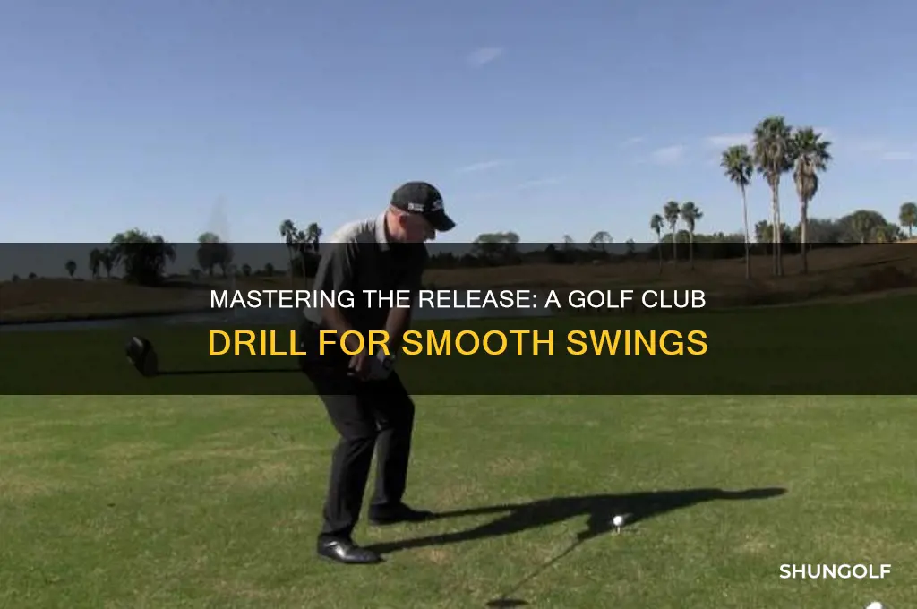 how to release golf club drill