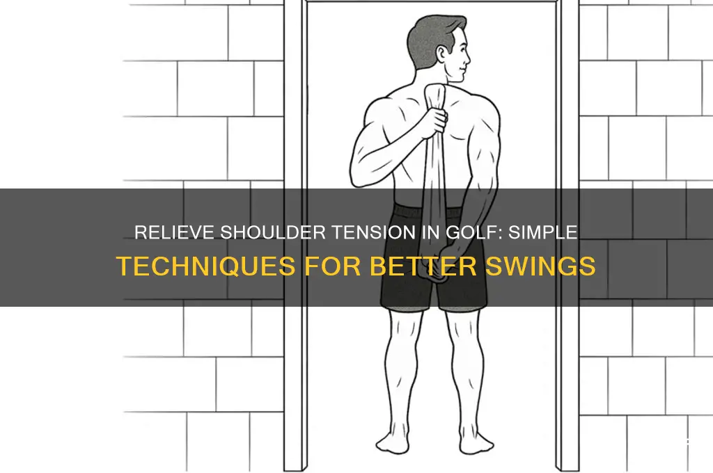 how to release tension from shoulders golf