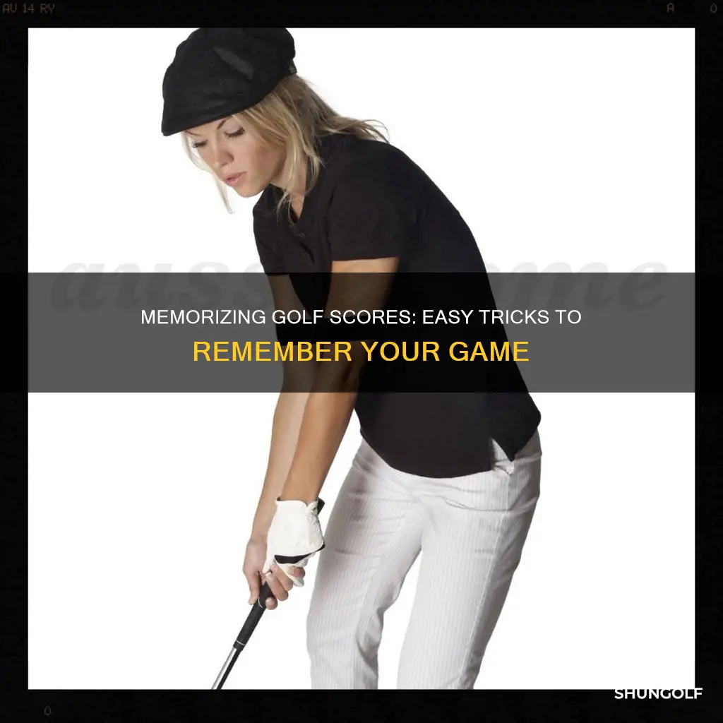 how to remember your golf score