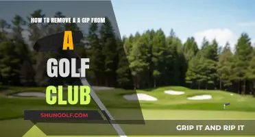 Quick Guide: Removing a Grip from Your Golf Club Easily