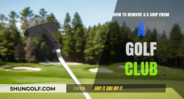 Efficiently Removing Golf Club Grips: A Step-by-Step Guide for Golfers
