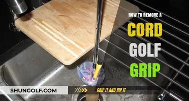 Unraveling the Mystery: A Simple Guide to Removing Cord Golf Grips