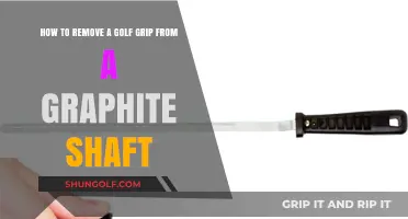 Easy Grip Removal: A Guide for Graphite Golf Shafts