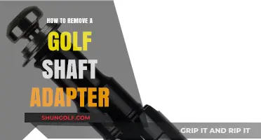 Easy Steps to Remove a Golf Shaft Adapter: A Beginner's Guide