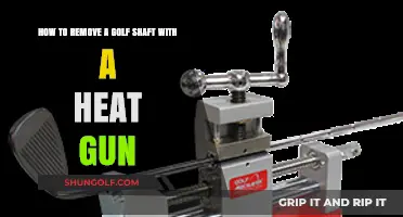 Safely Removing a Golf Shaft with a Heat Gun: A Step-by-Step Guide