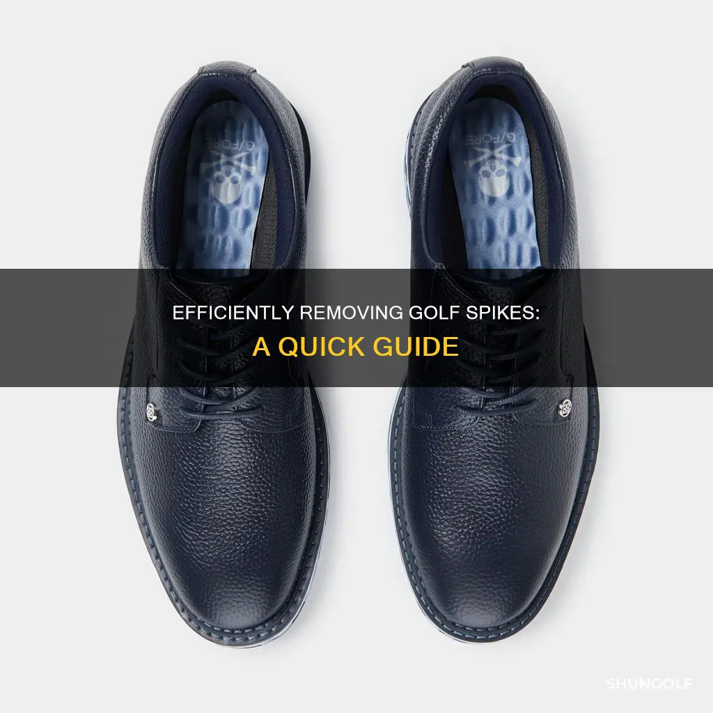 how to remove a golf spike