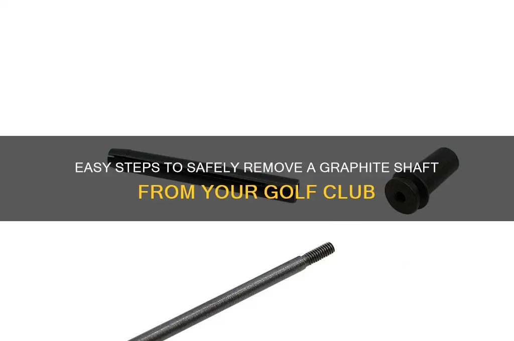 how to remove a graphite shaft from a golf club