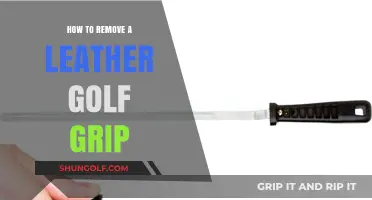 Effortlessly Remove Your Leather Golf Grip: A Step-by-Step Guide