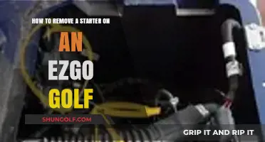 EZGO Golf Cart Starter Removal: A Step-by-Step Guide