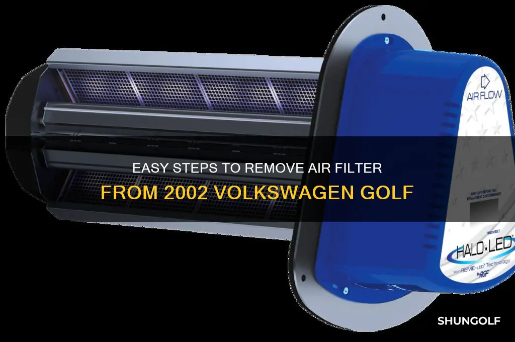 how to remove air filter from 2002 volkswagon golf