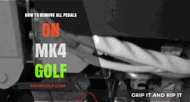 Complete Guide: Removing All Pedals on Your MK4 Golf