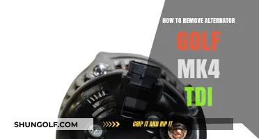 Step-by-Step Guide: Removing Alternator from Golf MK4 TDI