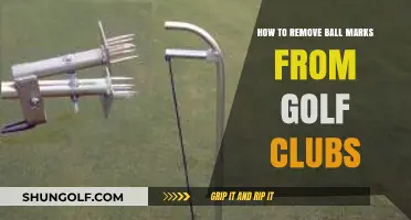 Effective Techniques to Remove Ball Marks from Golf Clubs