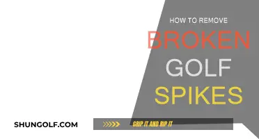 Easy Golf Spike Removal: Broken Spikes