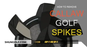 Quickly and Safely Remove Your Callaway Golf Spikes