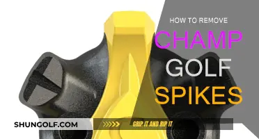 Efficiently Removing Champ Golf Spikes: A Quick Guide