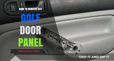 Step-by-Step Guide: Removing Your Citi Golf Door Panel Easily
