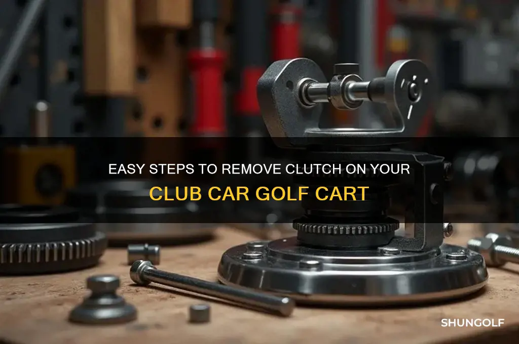 how to remove clutch on club car golf cart
