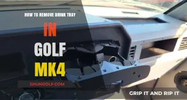 Easy Guide: Removing the Drink Tray in Your Golf Mk4