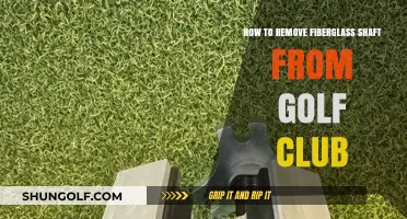 Easy Steps to Remove Fiberglass Shaft from Your Golf Club