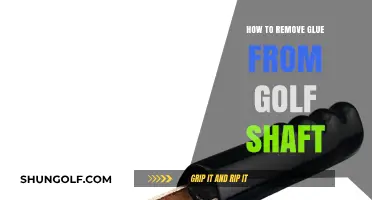 Efficiently Removing Glue from Golf Shafts: A Step-by-Step Guide