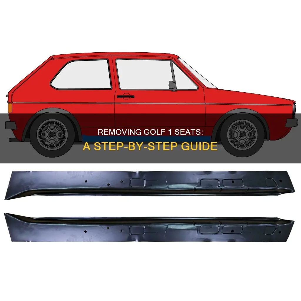 how to remove golf 1 seats